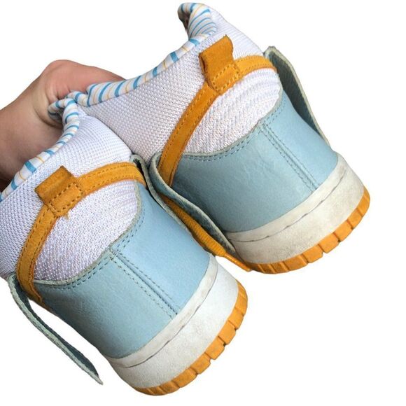 VINTAGE 2003 Nike Dunk High 'Shima Shima' Gold Wave Size 10.5 - Picture 12 of 16